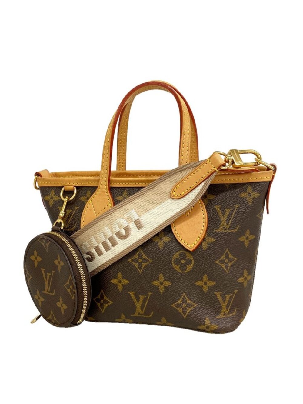 Louis Vuitton Handbag Monogram Neverfull BB Brown 2-Way Bag